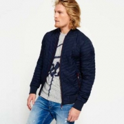 限尺码，Superdry 极度干燥 Vintage Fuji 男士立领轻量保暖棉服 Prime会员免费直邮