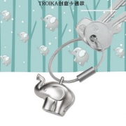 美亚$19.9 德国TROIKA 可爱小象/可爱骨头钥匙扣