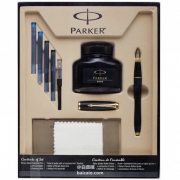Parker 派克 都市金边钢笔套装 配4墨水替芯 1760841 Prime会员凑单免费直邮含税