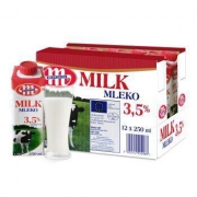 Mlekovita 波兰妙可 全脂纯牛奶箱装 250ml*12盒 *10件
