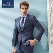 Saint Angelo 报喜鸟 90%羊毛+10%桑蚕丝 男士西服套装