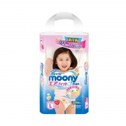 MOONY  尤妮佳 女婴用拉拉裤 L44片 *8件