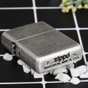 美国原产 Zippo 正版怀旧仿古银 打火机