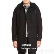 限L码，Marc New York 安德鲁·马克 Boulevard 男士羊毛混纺大衣 Prime会员免费直邮含税