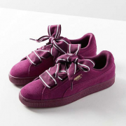 彪马（Puma）  Suede Heart Satin II 蝴蝶结板鞋