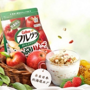 日本市占率53%！700gX2袋 卡乐比 北海道产经典麦片 苹果多多味
