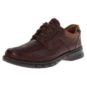 US9码 Clarks 其乐 高端UN系列 Un.Bend Casual 男士真皮系带休闲鞋 Prime会员免费直邮含税