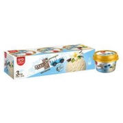 和路雪 经典马达加斯加风情 香草口味 冰淇淋 88g*3杯 *6件
