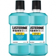 LISTERINE 李施德林 漱口水 冰蓝口味 500ml 2瓶装 *5套