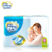 Fitti 菲比 秒吸舒爽 婴儿纸尿裤 S 34片