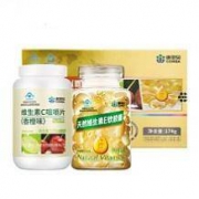 康恩贝 天然维生素E软胶囊+VC咀嚼片 2瓶礼盒装