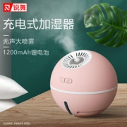 锐舞 大容量桌面迷你加湿器 【升级储电款】超静音大容量&樱花粉