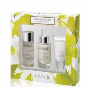 价值£68，Caudalie 欧缇丽 臻美亮白三件套装（亮白精华30ml+美白淡斑精华水50ml+葡萄籽焕颜晚霜15ml）£34.5（75折闪促）