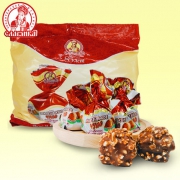 俄罗斯进口 slavyanka 巧克力榛子夹心糖500g