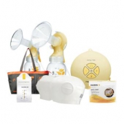 medela 美德乐 丝韵翼双边吸奶器 幸福礼包（吸奶器+百依胸衣+一次性乳垫10片） +凑单品