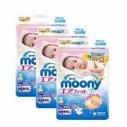 MOONY  尤妮佳 新生儿纸尿裤 NB90片 3包装