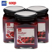 COOP 覆盆子果酱400g*3瓶 果肉≥60%