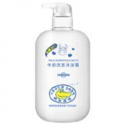 鳄鱼宝宝 牛奶洗发水沐浴露二合一 650ml