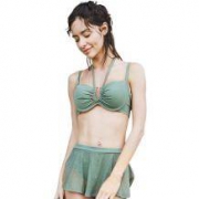 网易严选 女式分体裙式泳衣