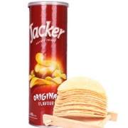 Jacker 杰克 休闲零食 原味薯片 160g/罐