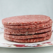 澳洲进口，老马  清真牛肉饼 汉堡肉饼 10片，共1000g