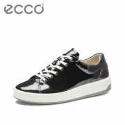 国内￥1199，ECCO 爱步 Soft 9 柔酷9号 女士漆皮系带休闲鞋 $70.99