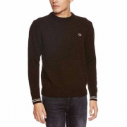 限尺码，Fred Perry 男士纯羊毛休闲衫 Prime会员免费直邮