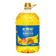 长寿花 压榨一级 8次精纯 食用油 清香葵花籽油4L*2件