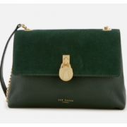 TED BAKER 女士绒面革挂锁斜挎包