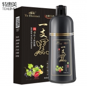 4.9分！特惠美 植物一洗黑染发剂500ml