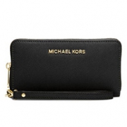 Michael Kors  Jet Set Travel系列 女士长款拉链钱包 黑色
