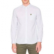 限XL码，LYLE & SCOTT 苏格兰金鹰 男士棉麻长袖衬衫 直邮含税