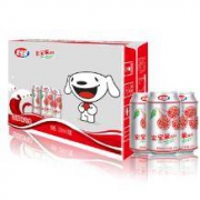 宏宝莱 碳酸饮料 荔枝味 汽水 330ml*24听