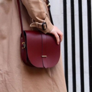 堪比海淘，2018新配色 THE CAMBRIDGE SATCHEL 女士真皮马鞍单肩包