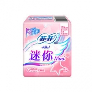 苏菲 弹力贴身迷你日用棉柔卫生巾 175mm 7片