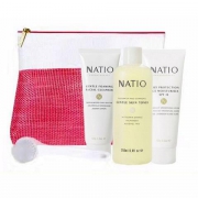 NATIO 洋甘菊基础护肤三件套装 洁面乳100g + 爽肤水250ml + 保湿霜100g *2件