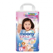 Moony 尤妮佳 女宝宝拉拉裤 L44片 *2件