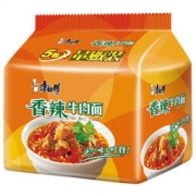 KSF 康师傅  经典系列 香辣牛肉方便面五连包