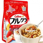 Calbee  卡乐比 水果燕麦片 700g*2包 +德运牛奶