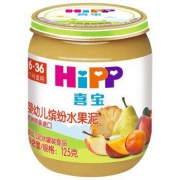 HiPP 喜宝 婴幼儿有机果泥 缤纷水果味 125g  *19件