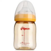 pigeon 贝亲 AA73 宽口径PPSU奶瓶 160ml 黄色