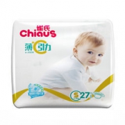 Chiaus 雀氏 薄+C引力 纸尿裤 S27片
