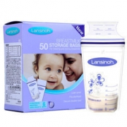 美国 兰思诺 Lansinoh 母乳保鲜储存袋（50片装）原装进口 *2件