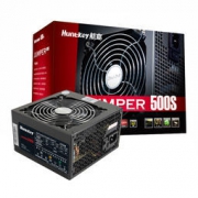 Huntkey 航嘉 额定500W JUMPER500S电源 (主动PFC、双管正激、静音风扇、宽幅电压、背部走线、三年质保)
