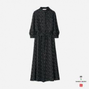 优衣库UNIQLO 雪纺印花连衣裙410290