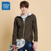 JEANSWEST 真维斯 7 3-122521 男士连帽风衣