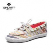 Sperry/斯佩里 女童帆布舒适轻便小白鞋