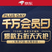 促销活动：京东PLUS千万会员日