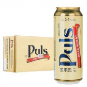 Puls 宝乐氏 小麦黑啤酒 500ml*24听 *4件