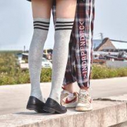 格格玛 女士过膝长筒袜 3双装